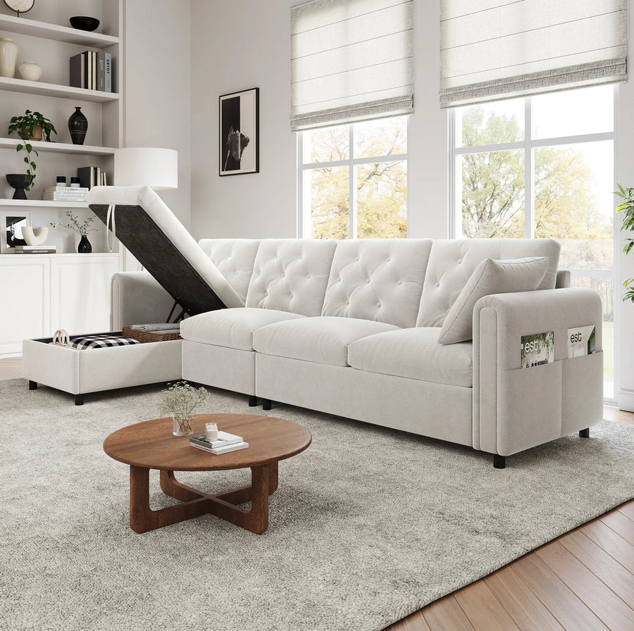 Range plaids et coussins