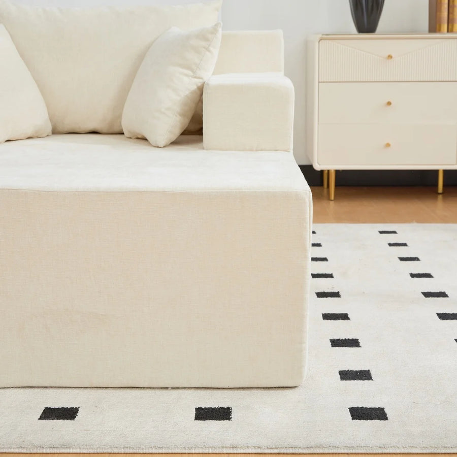 Velours blanc lumineux
